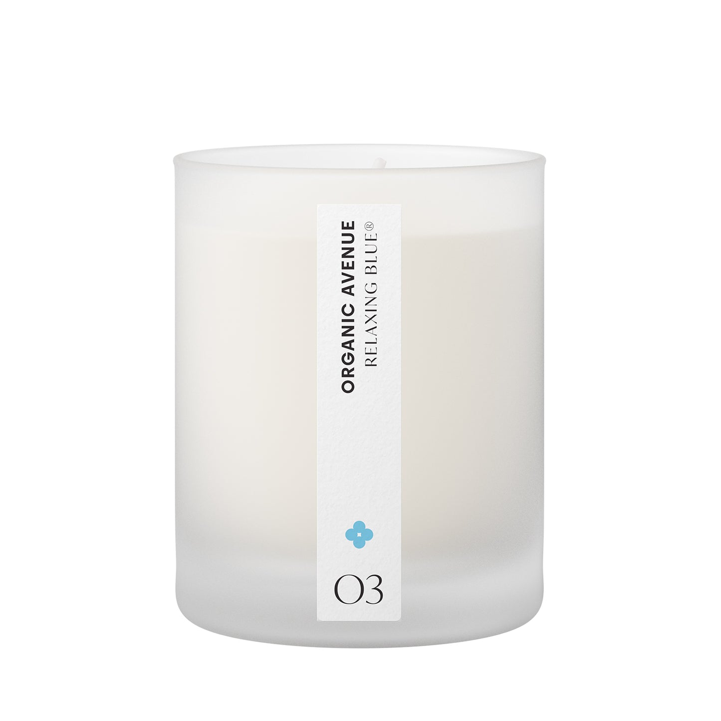 RELAXING BLUE ORGANIC SCENTED CANDLE (175 gr.)