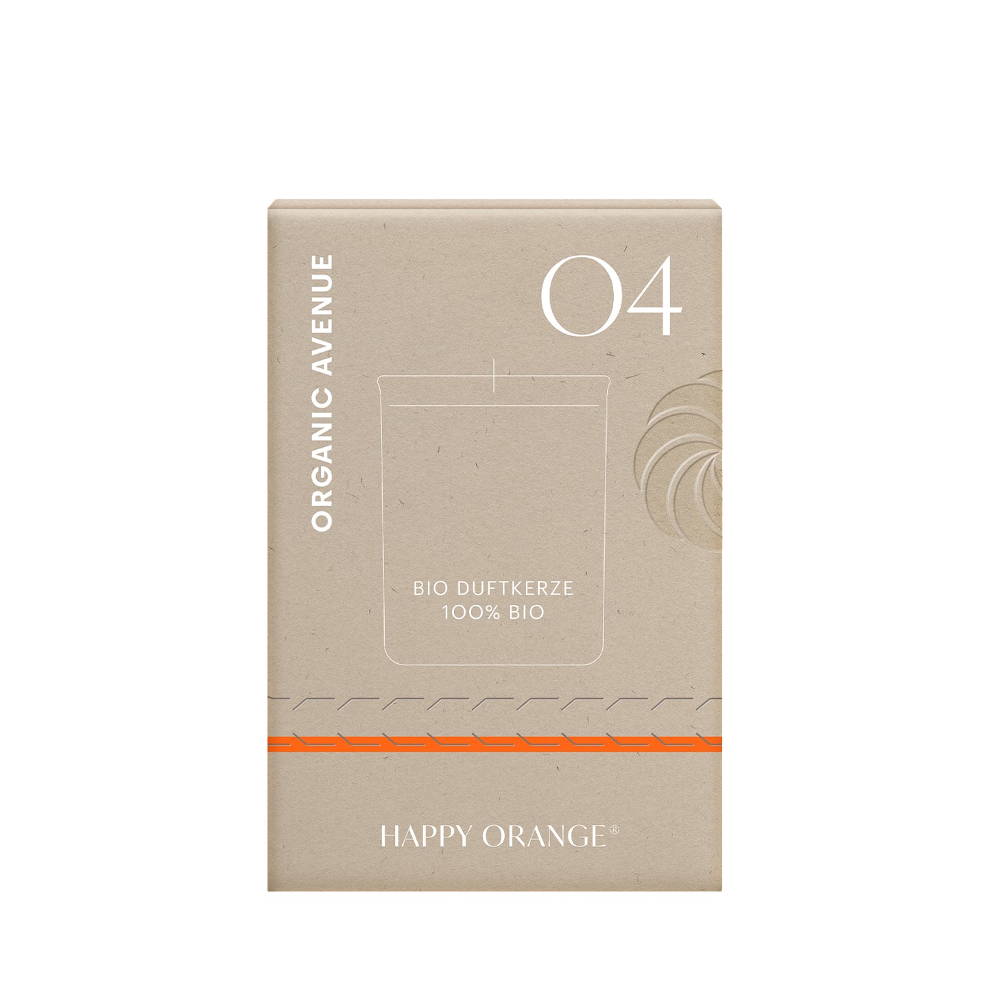 HAPPY ORANGE ORGANIC SCENTED CANDLE (175 gr.)